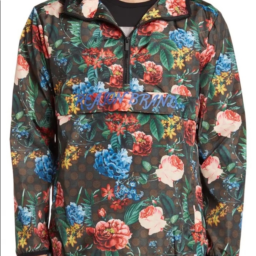 Reason | Bloom Floral Hooded Anorak